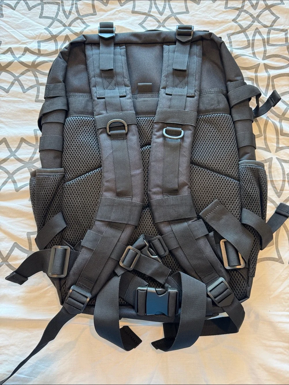 NWT Tough Pro Local Rhode Island Lifting American Military Black Gym Backpack